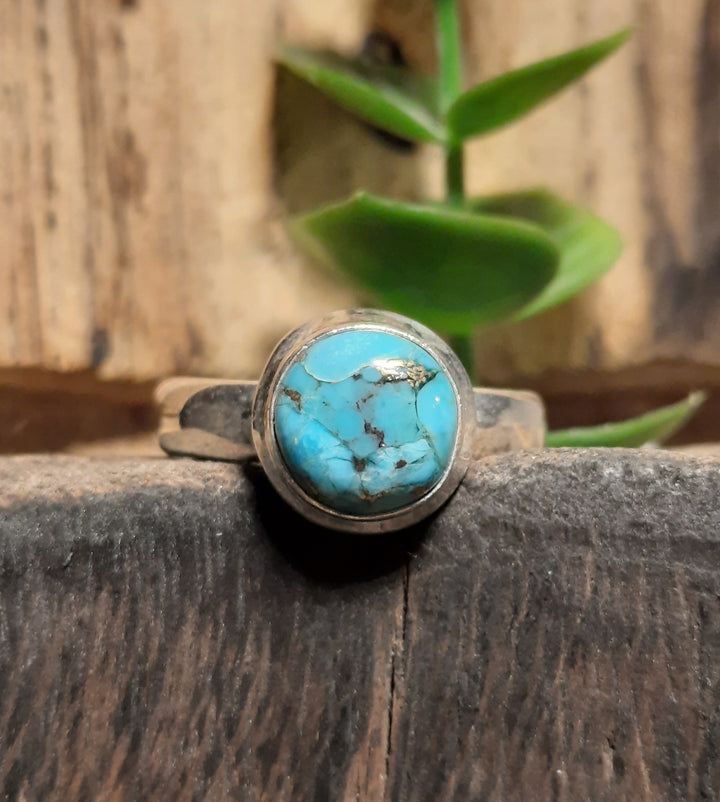 Copper Turquoise Ring Size 9(R) GS5947