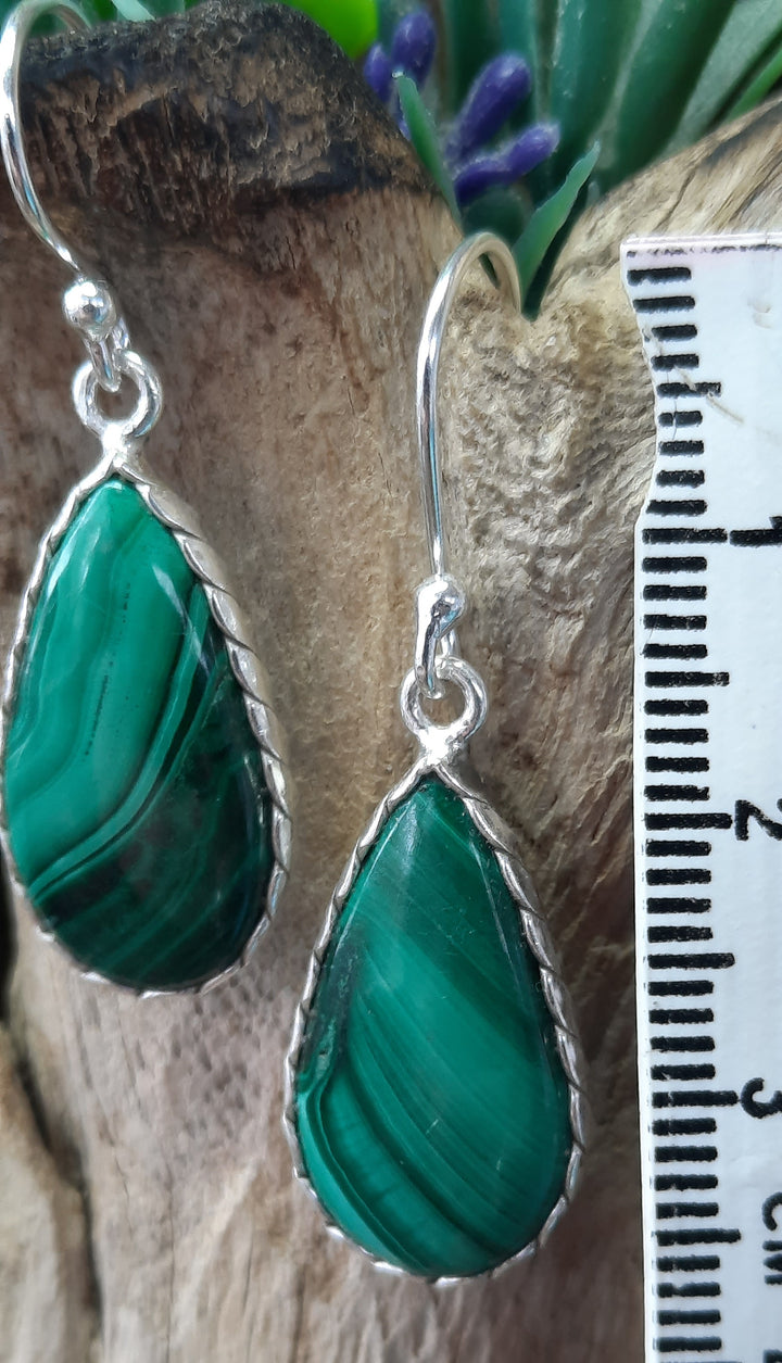 MALACHITE EARRINGS GS2550