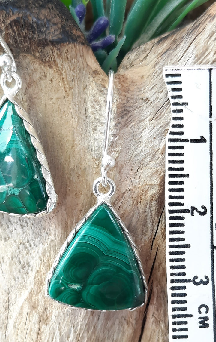 MALACHITE EARRINGS GS2554