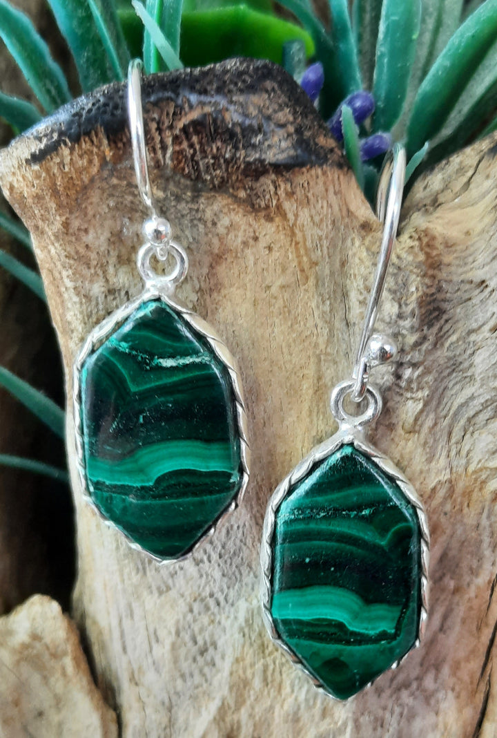 MALACHITE EARRINGS GS2556