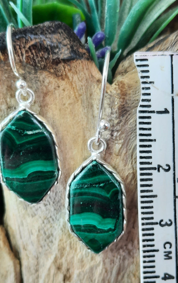 MALACHITE EARRINGS GS2556