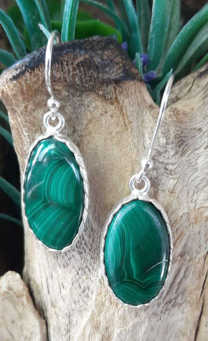 MALACHITE EARRINGS GS2549