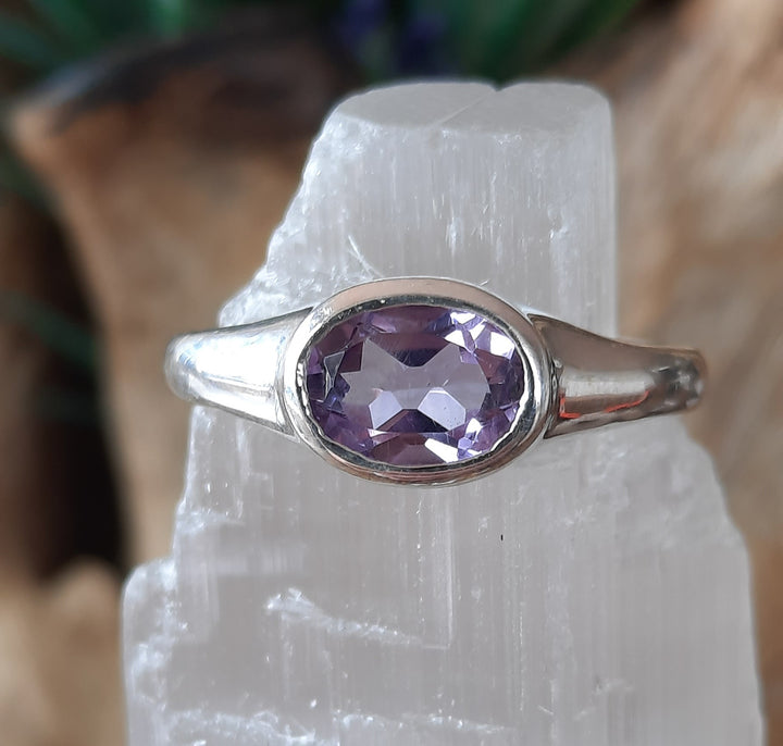 AMETHYST RING SIZE 6(L) GS2506