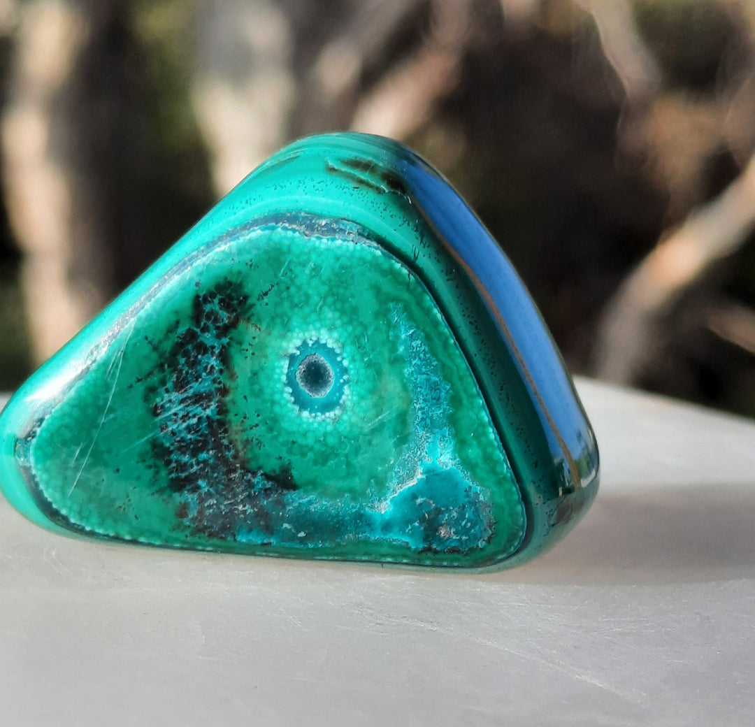 Malachite Tumble Stone (25g)