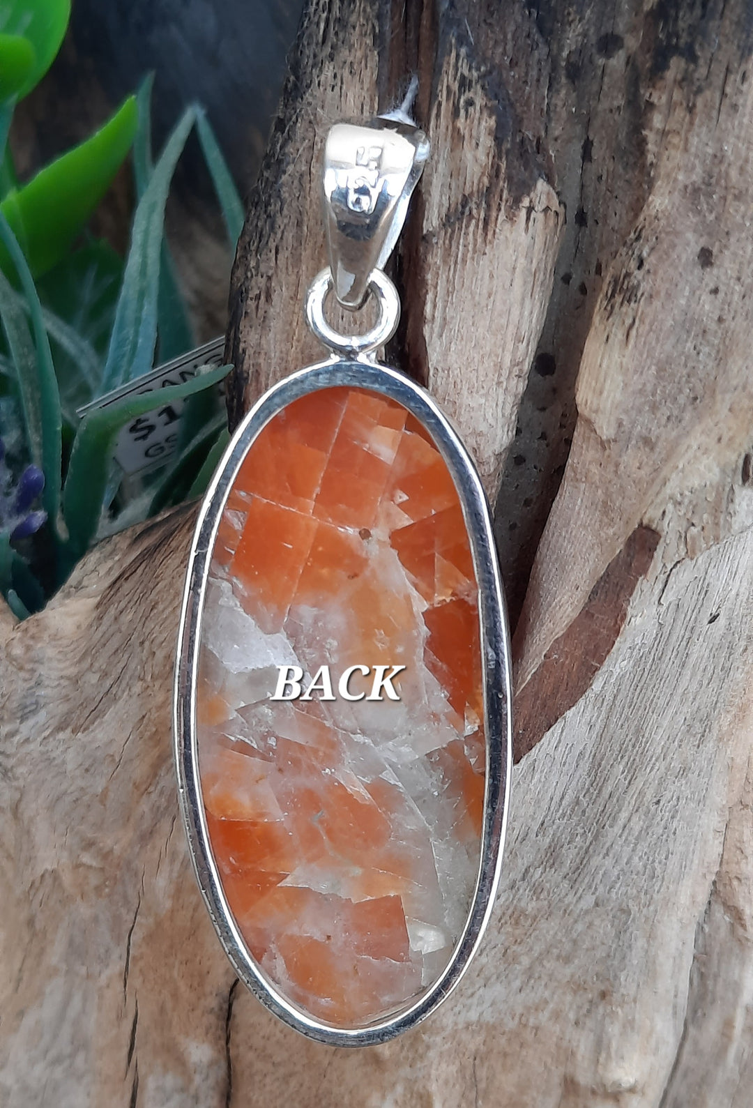 ORANGE CALCITE PENDANT GS2605