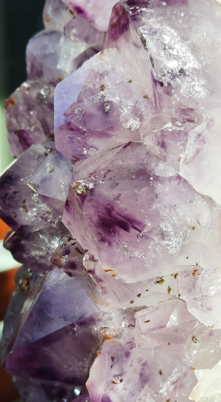 Amethyst Cluster On Stand (28.7cm) STZ333