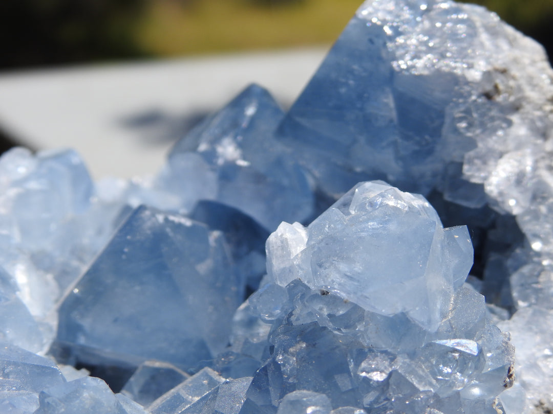 Celestite Large Cluster (3.278 Kilograms.)