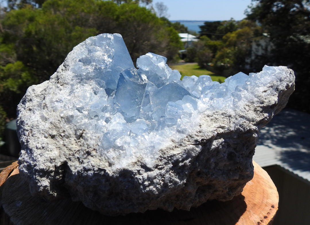 Celestite Large Cluster (3.278 Kilograms.)