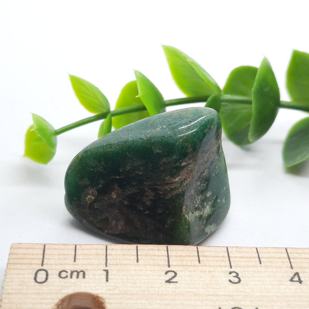 Fuchsite Tumbler Stone (12g)  FCH1