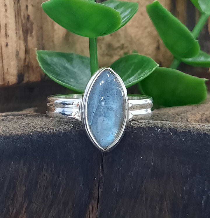 LABRADORITE RING SIZE 9(R) GS7627