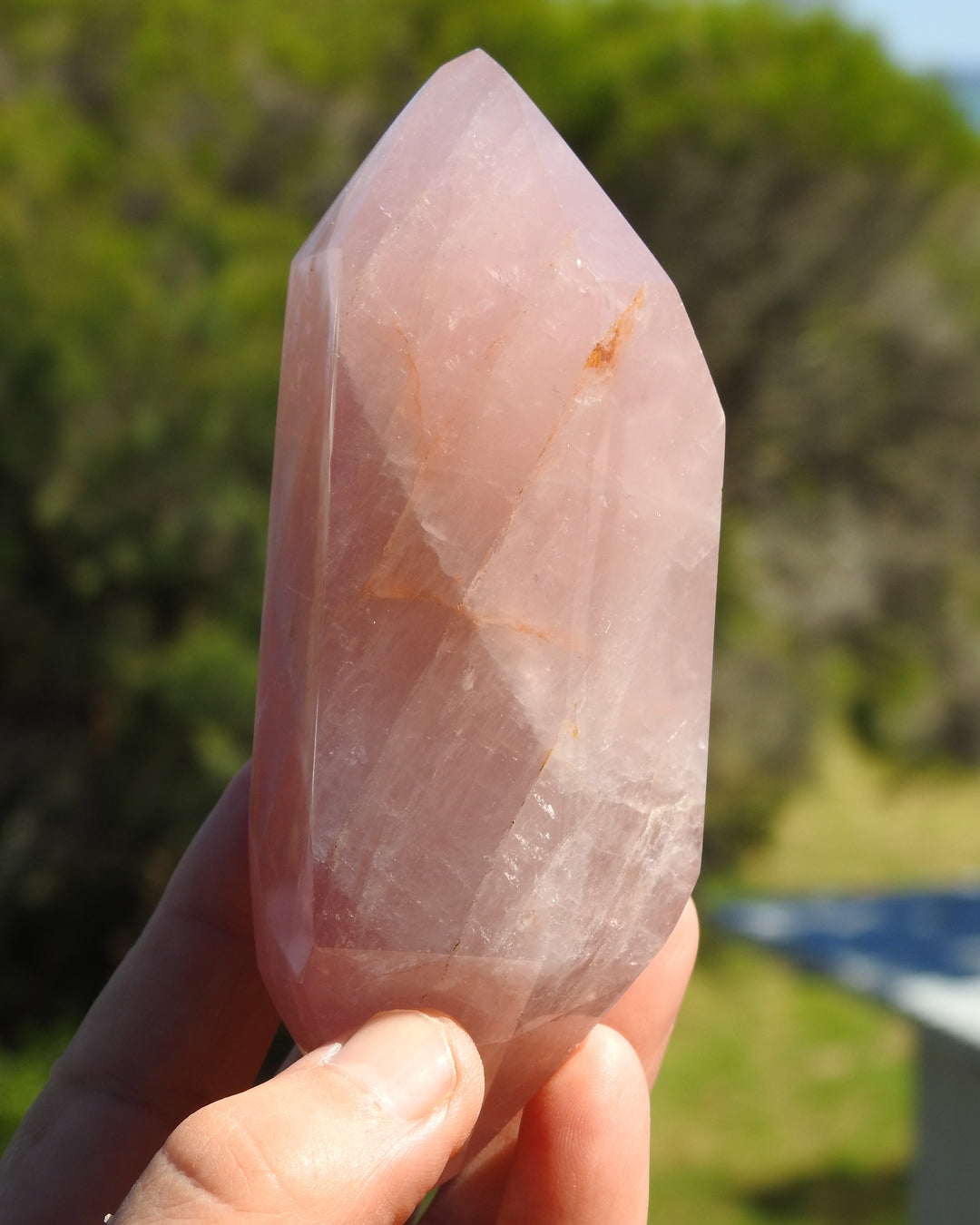 Rose Quartz Double Terminated Point (311 grams)