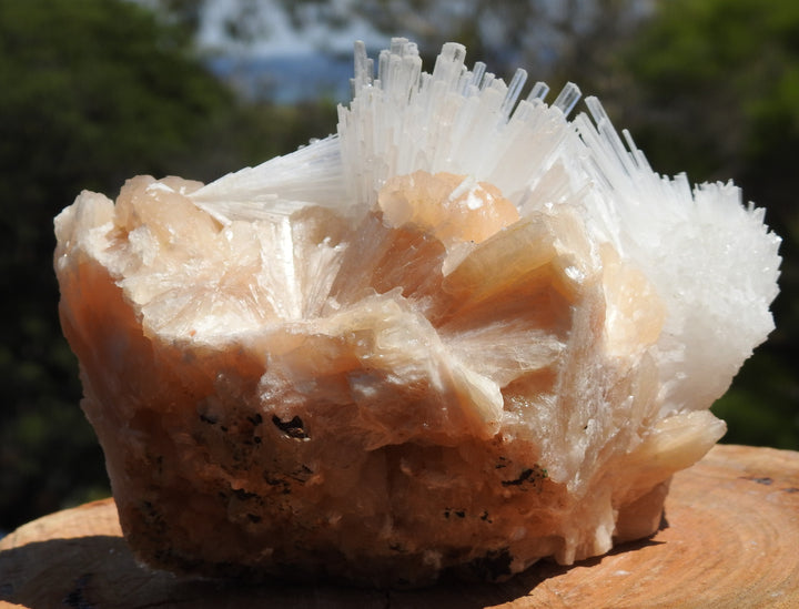 Scolecite On Stilbite 773 grams.