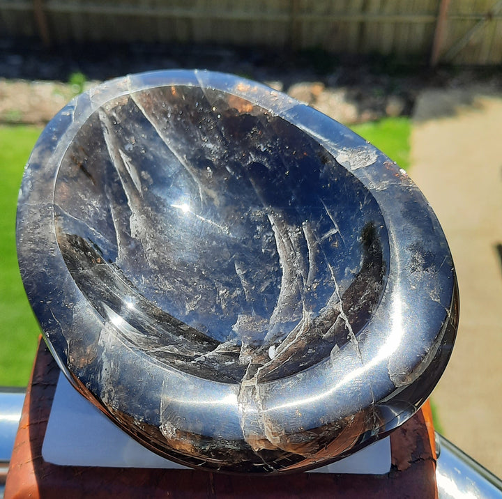 Smoky Quartz Bowl (893 grams) STZ22