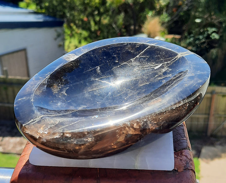 Smoky Quartz Bowl (893 grams) STZ22