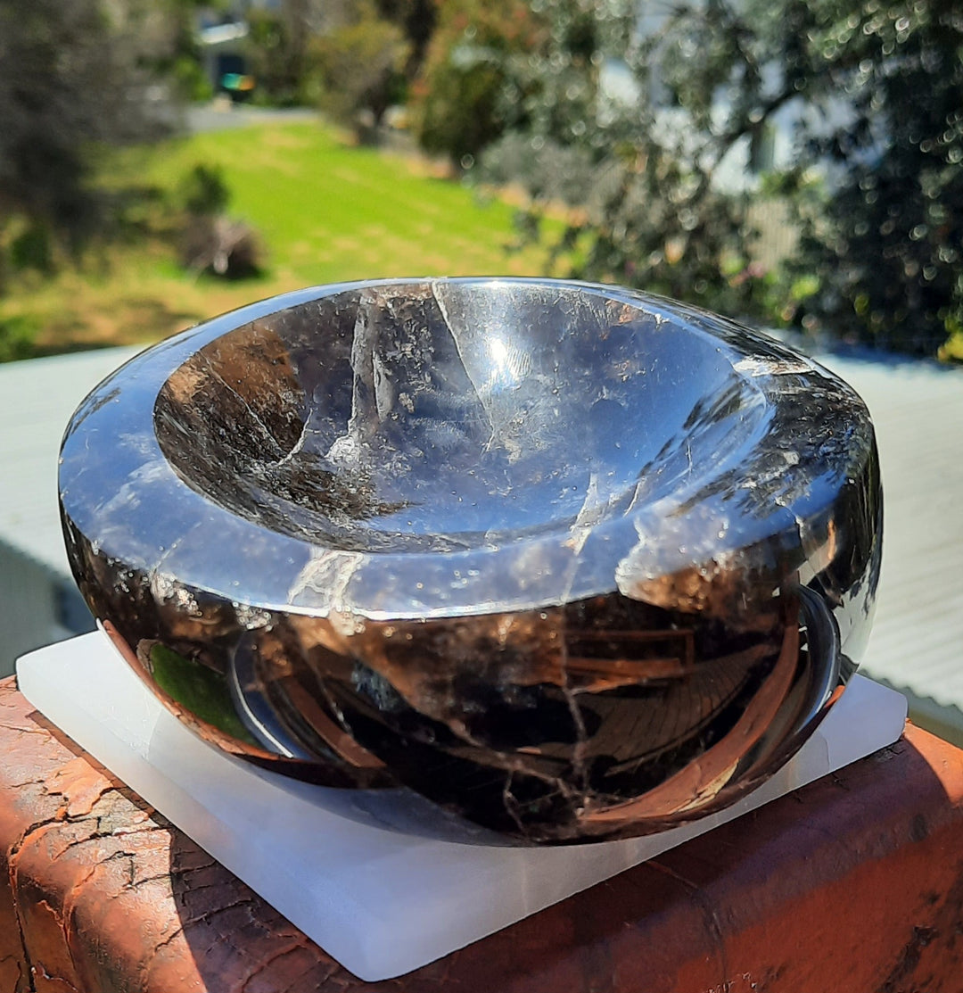 Smoky Quartz Bowl (893 grams) STZ22