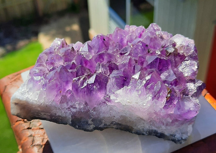 Amethyst Cluster (370g) STZ314