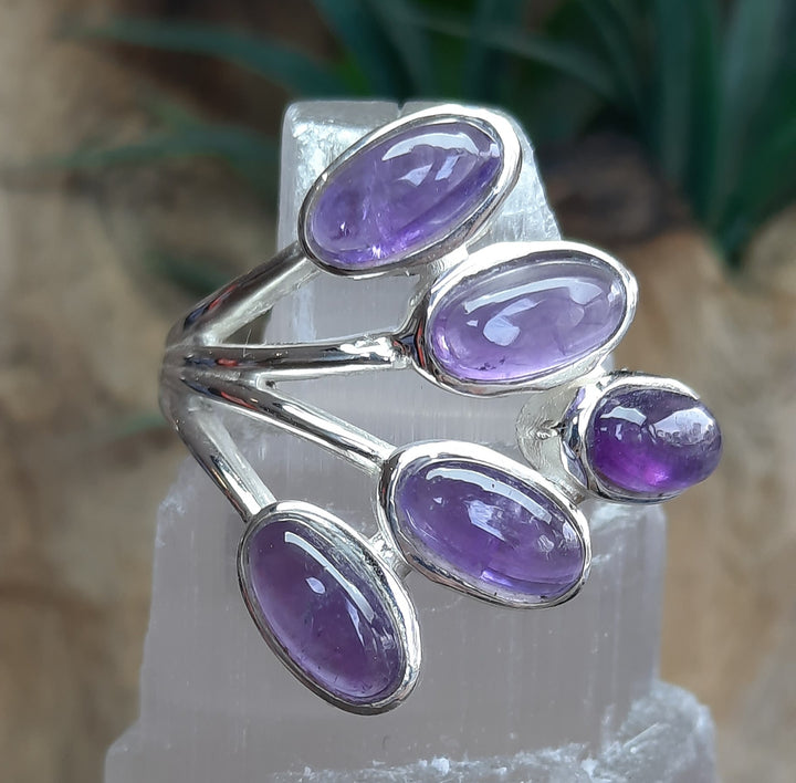 AMETHYST RING SIZE 9.5(R) GS7227