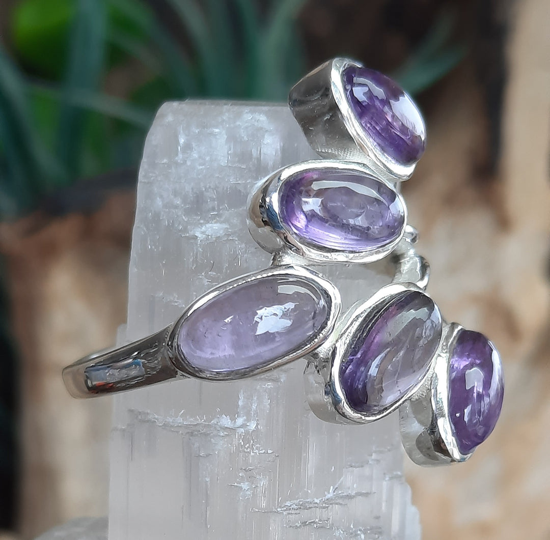 AMETHYST RING SIZE 9.5(S) GS7228