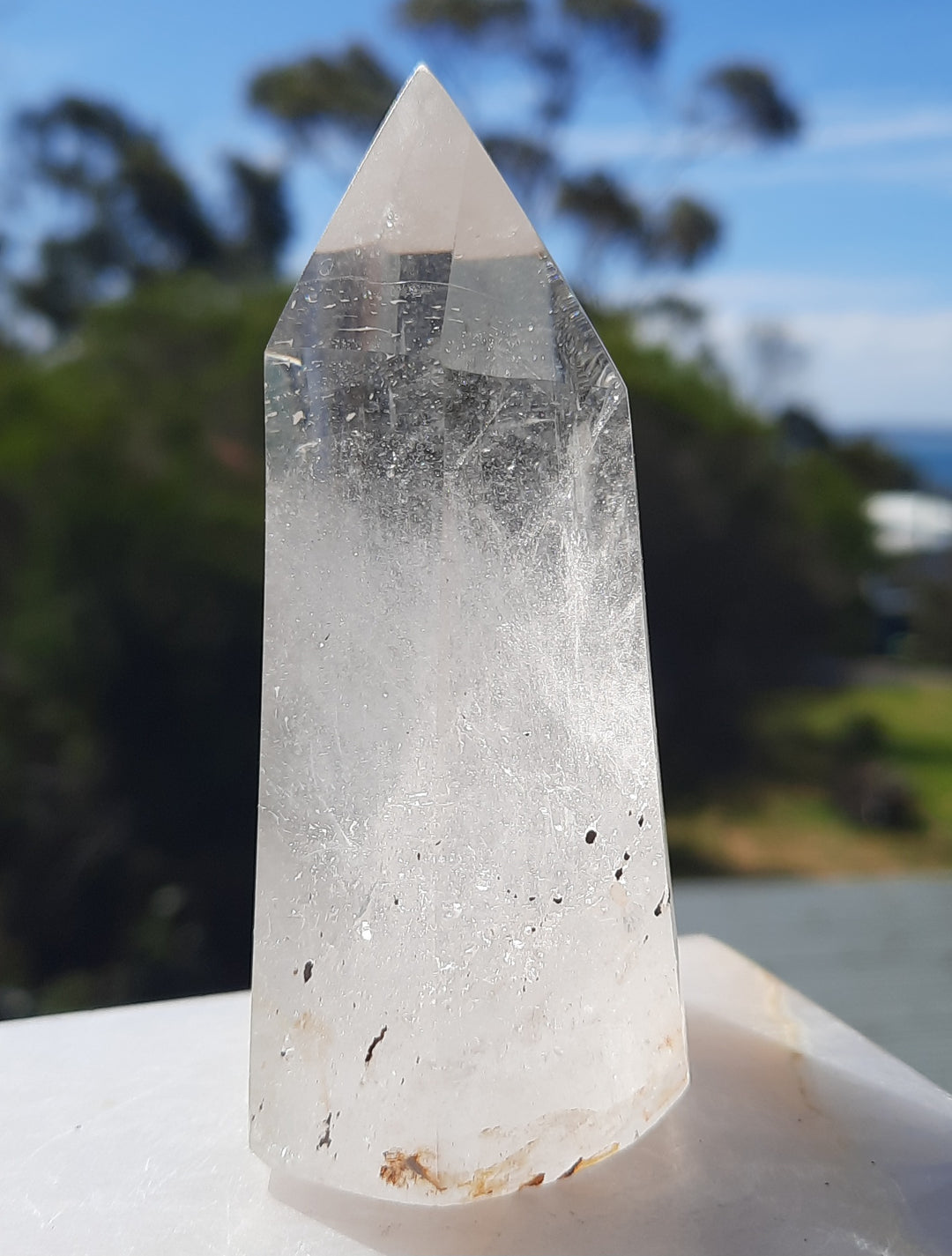 Clear Quartz Tower (252g) STZ573