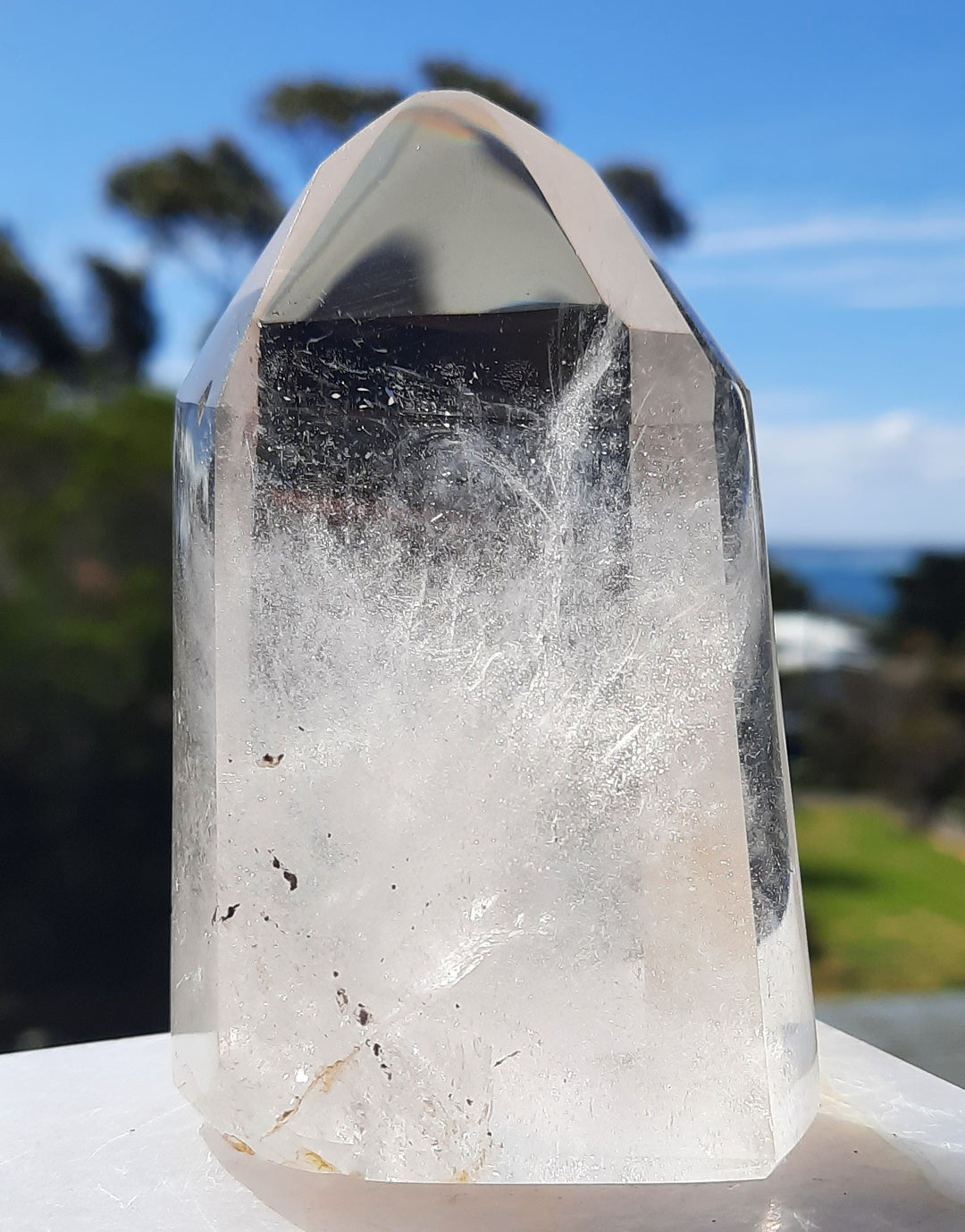 Clear Quartz Tower (252g) STZ573