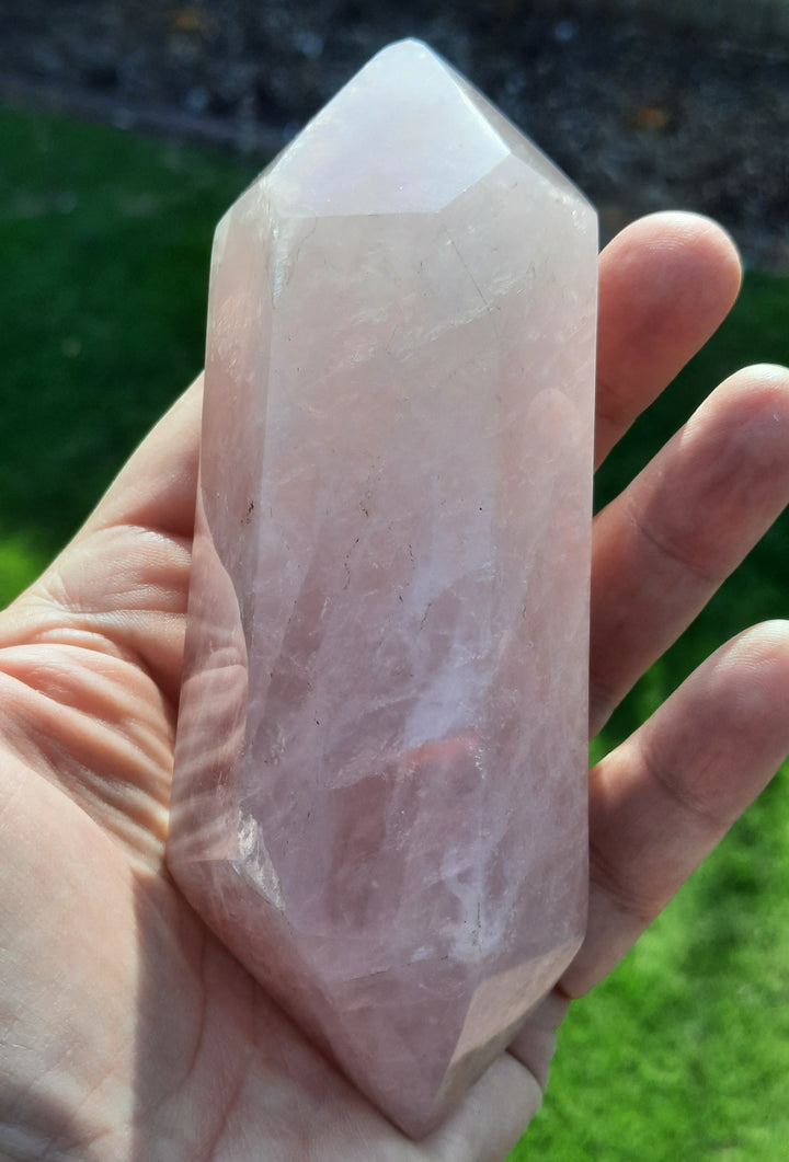 Rose Quartz Double Terminated Point (396 grams)