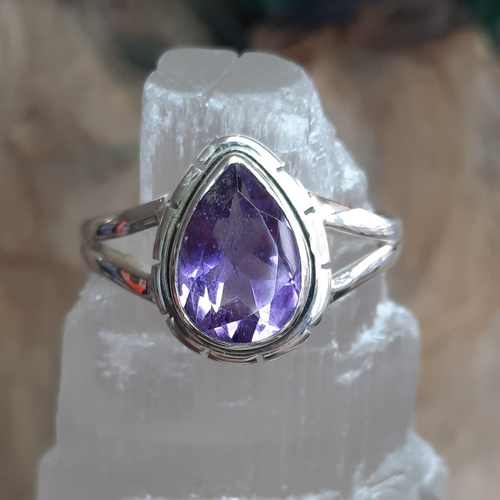 AMETHYST RING SIZE 8(P) GS7230