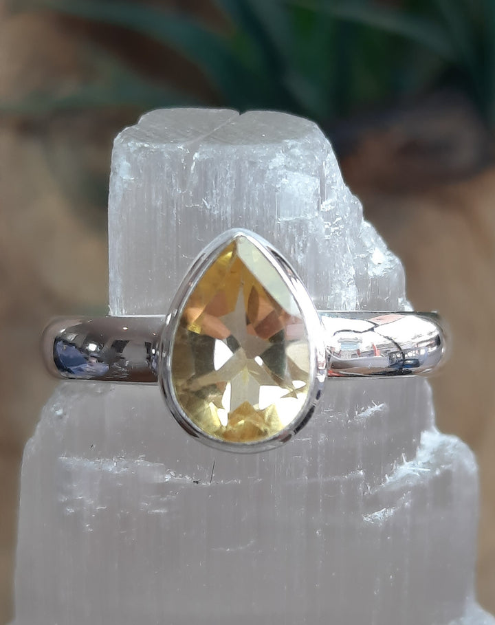 CITRINE RING SIZE 7.5(O) GS7239