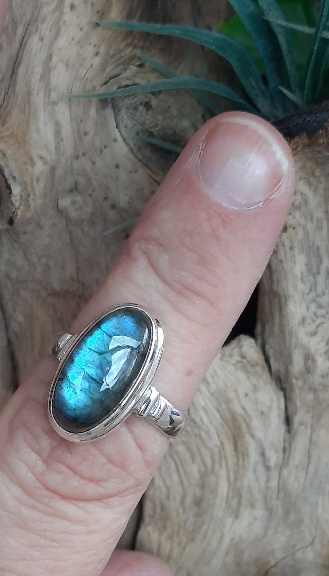 LABRADORITE RING SIZE 7(N) GS7204