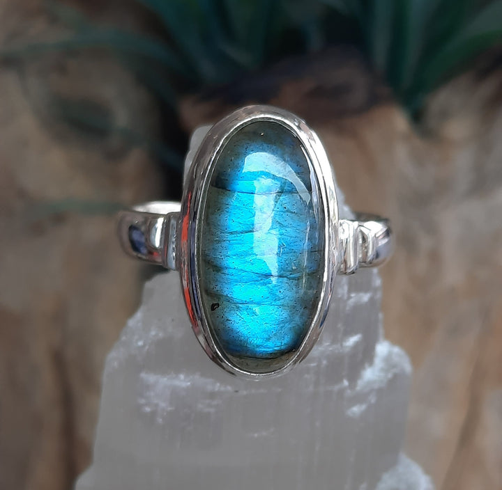 LABRADORITE RING SIZE 7(N) GS7204