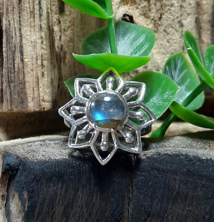 LABRADORITE  RING SIZE 6(L) GS8038