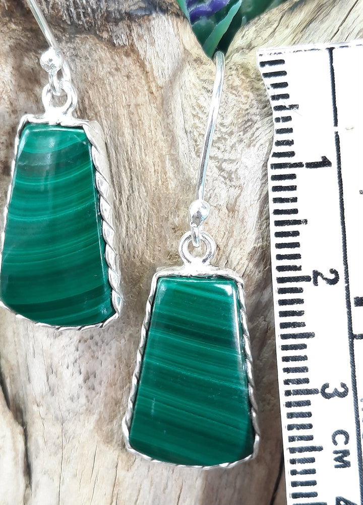 MALACHITE EARRINGS GS2555