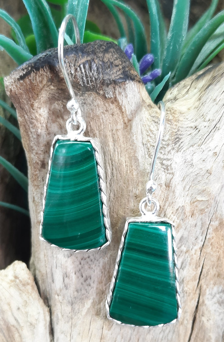 MALACHITE EARRINGS GS2555