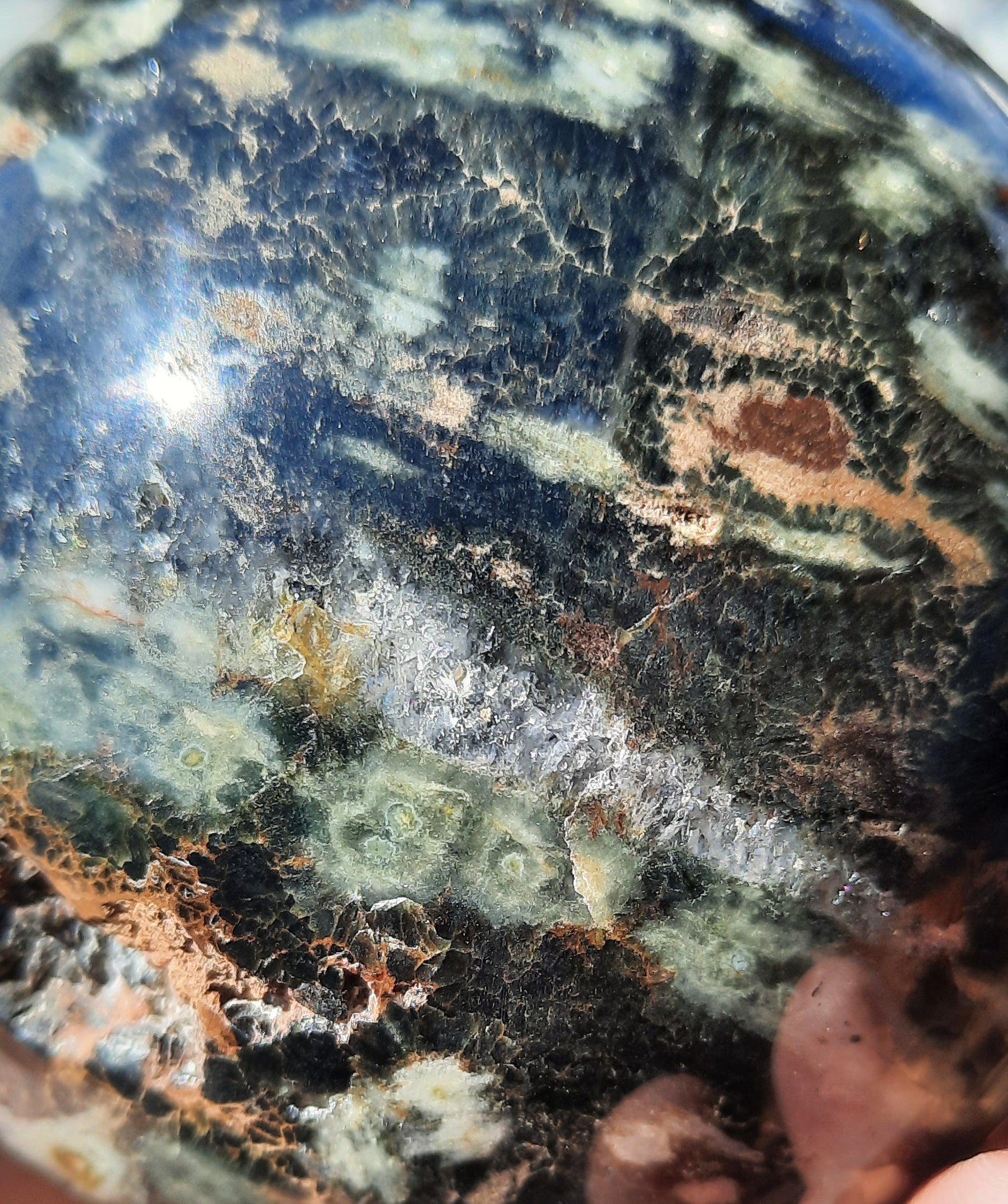 Ocean Jasper Sphere outlet 12in around