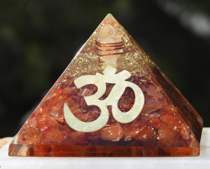 Orgonite - Carnelian (7.6cm x 7.6cm) OGCN2