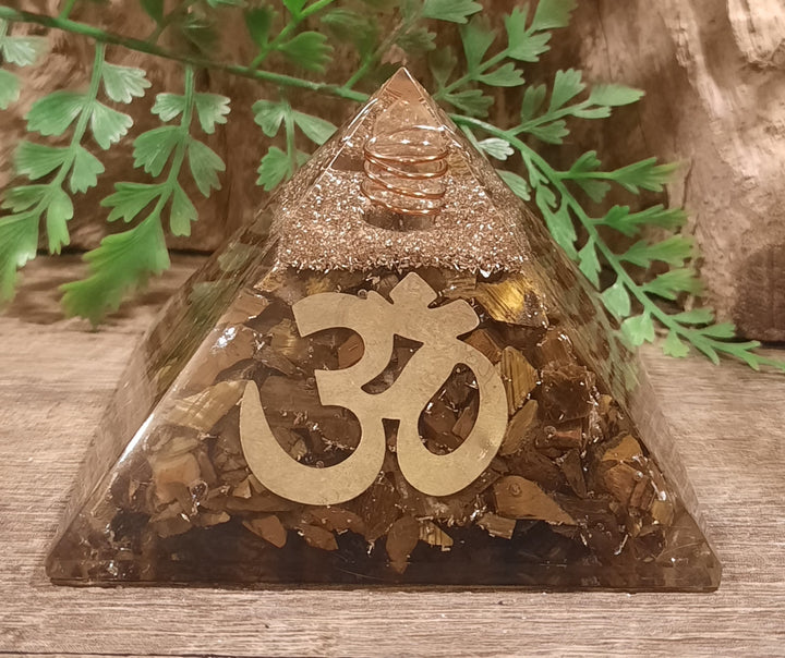 Orgonite - Tiger Eye (7.6cm x 7.6cm)