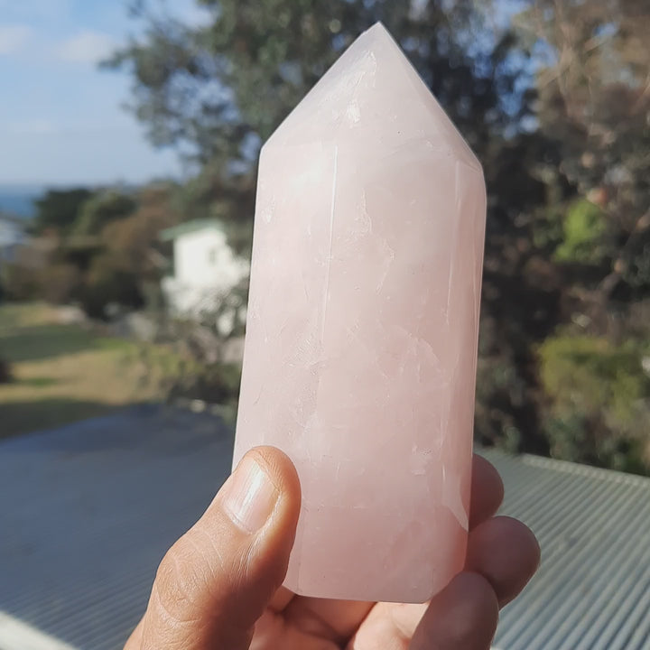 Rose Quartz Tower (363g) STZ135