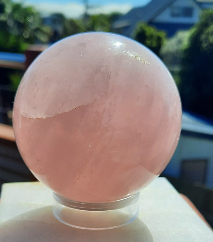 Rose Quartz Sphere (518g)