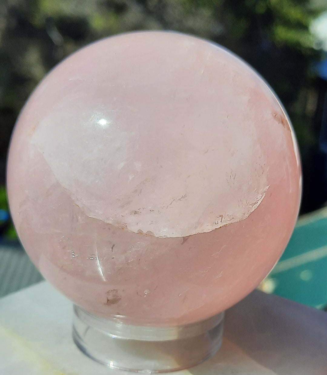 Rose Quartz Sphere (518g)