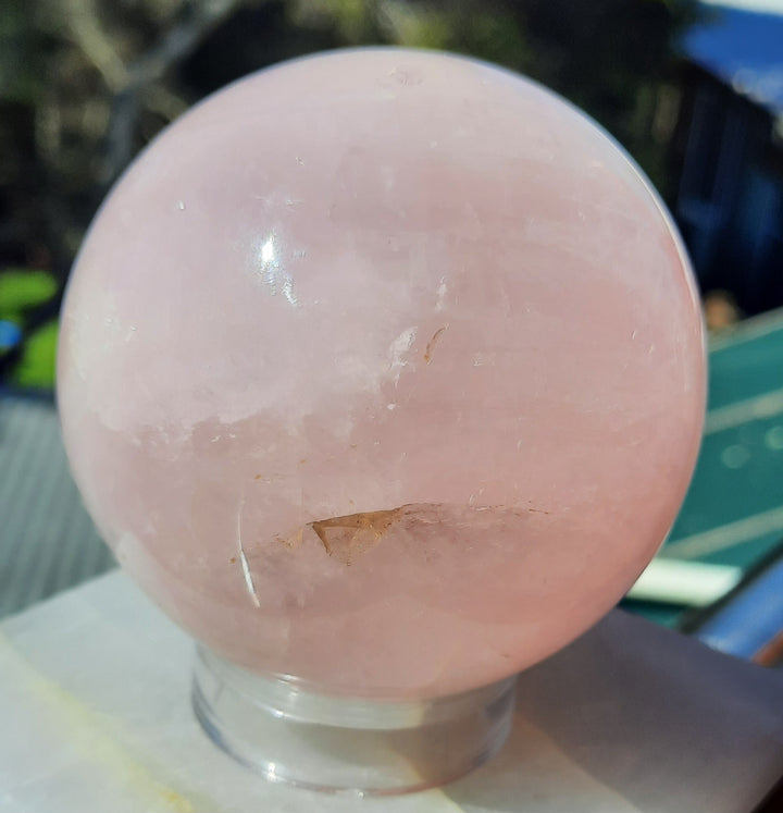 Rose Quartz Sphere (518g)