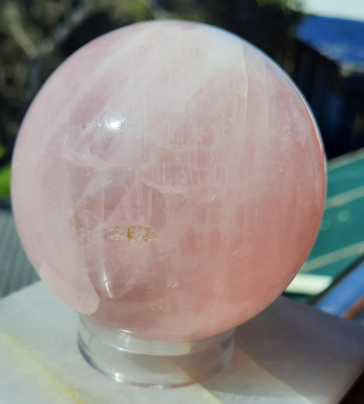 Rose Quartz Sphere (518g)