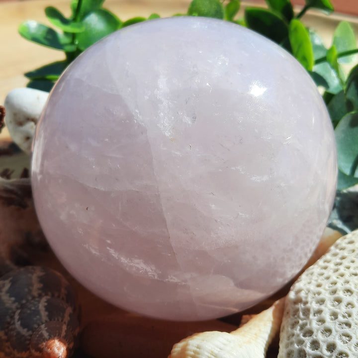 Rose Quartz Sphere (715 grams)