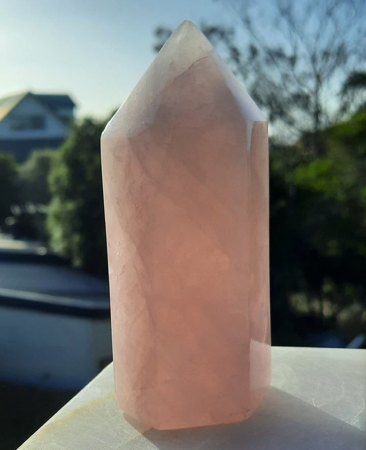 Rose Quartz Tower (363g) STZ135