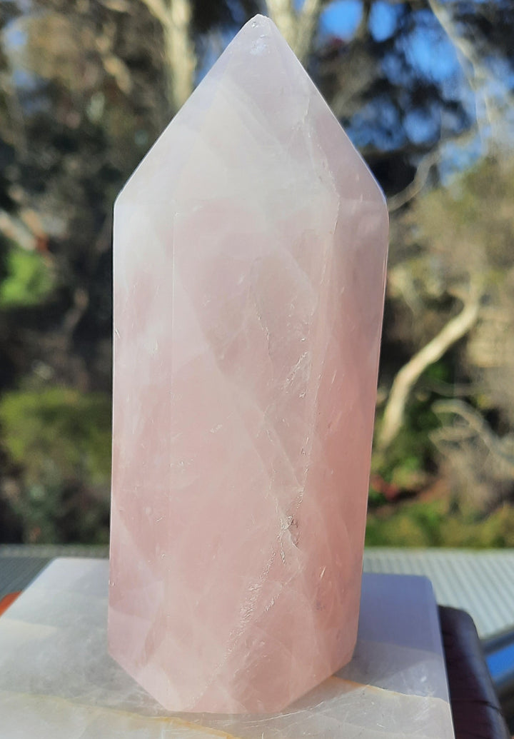 Rose Quartz Tower (363g) STZ135