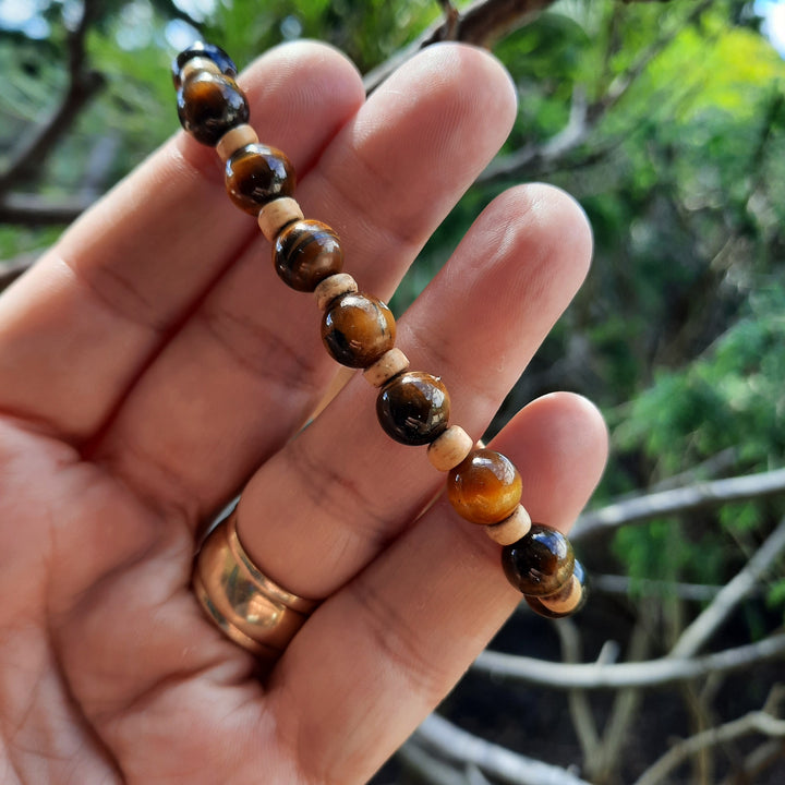 Tiger Eye 'Woody' Bracelet